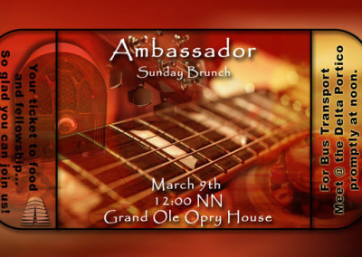 Ambassador Convention Event Ticket